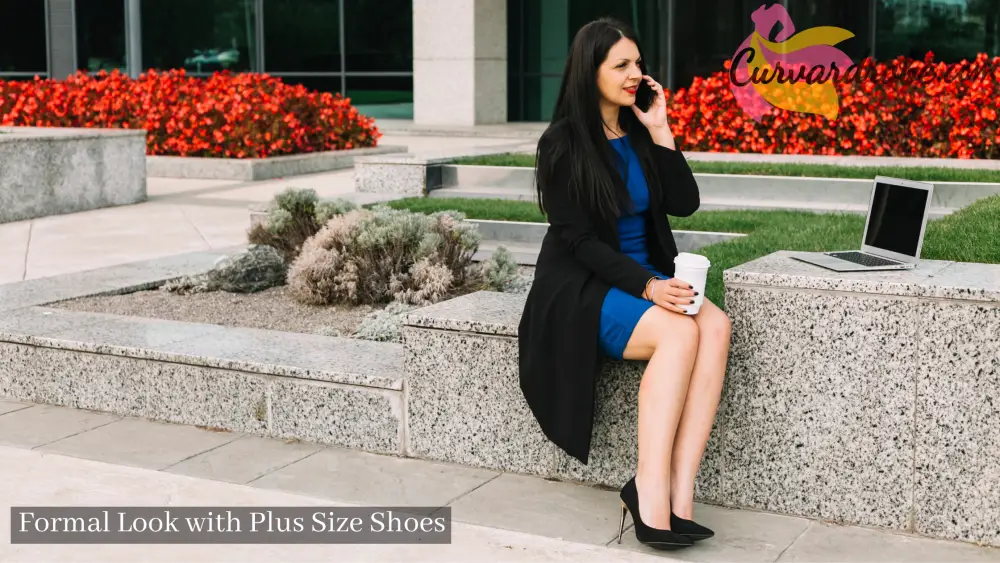Formal Look with Plus Size Shoes