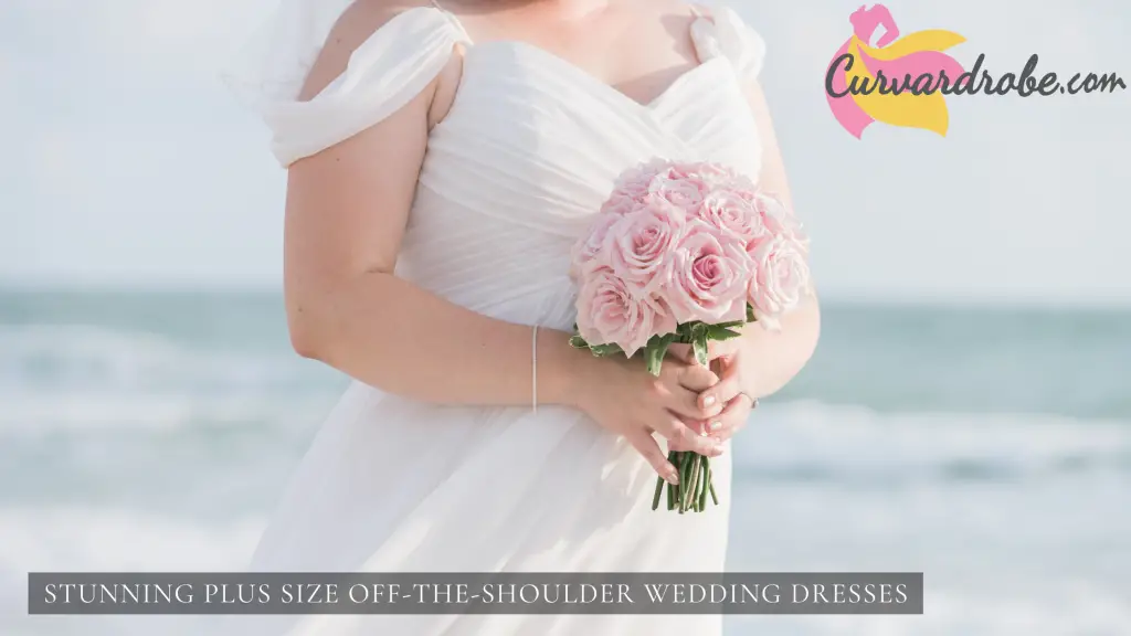 Plus Size Off Shoulder Wedding Dress