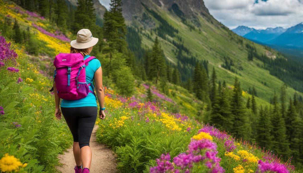 Vibrant Colors for Plus Size Women Hikers